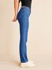 Jeans straight, mittelblau denim