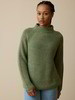 Pullover aus Alpakawolle, salbei melange