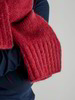 Strickschal-Melange, 26 cranberry melange