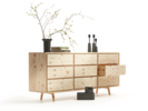 Sideboard Tesoro mit 9 Laden, Zirbe