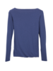 Baumwoll-Jersey Shirt Tintenblau Rückansicht