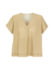 Bluse-Kimono bedruckt, druck marokko honig