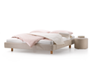 Polsterbett Abito ohne Betthaupt Sand Polsterbett Abito ohne Betthaupt Sand