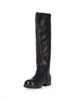 Grüne Erde Stiefel schwarz vorne