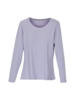 Shirt-Langarm, helles lavendel, Vorderansicht