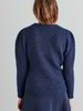 Pullover, blau camel melange