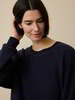 Sweatshirt aus Bio Baumwolle, navy