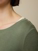 Langarmshirt aus Bio Wolle, kleeblatt