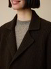 Strickjacke aus Yakwolle, espresso