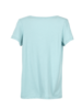 Kurzarm-Shirt aqua Rückansicht