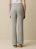 Strickhose aus Bio-Baumwolle und Wolle, grau melange