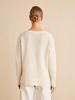 Pullover Langarm, offwhite