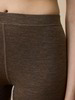 Leggings aus Bio Wolle, walnuss melange