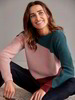 Pullover-Langarm, Strick colourblock