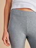 3/4 Leggings, grau melange