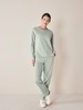 Sweatshirt Langarm, 100 % Bio Baumwolle, mintgrau