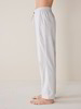 Pyjamahose, Baumwolle, flanell streif grau