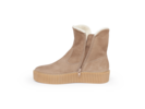Kurzstiefel mit Wollfutter, macchiato