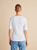 Shirt Kurzarm Rippe, weiss