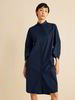 Kleid, 100 % Bio-Baumwolle, navy