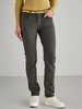 5-Pocket Hose-Fischgrat, 48 khaki flanell