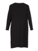 Kleid Sweat, schwarz, Rückseite