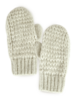 Handschuhe aus Alpakawolle und Baumwolle, salbei