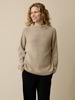 Pullover aus Alpakawolle, natur melange