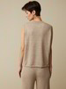 Stricktop aus Bio-Leinen und Wolle, leinen melange