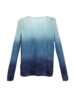 Pullover Batik Blau Rückansicht