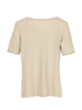 Kurzarm-Shirt Sand Rückansicht