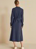 Hemdblusen-Kleid Jersey, stahlblau