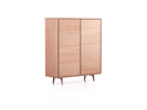 Highboard Tesoro 2-türig Holz B 120 x T 45 x H 139 cm, Buche