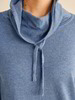 Pullover Turtleneck, blau melange