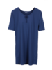 Nachthemd Tintenblau Rückansicht