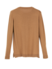 Pullover Rundhals, cognac