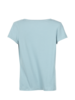 V-Shirt hellblau Rückansicht