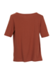 Shirt-Langarm, gebranntes rot