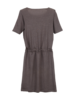 Jersey Kleid, Dark Grey, Rückansicht