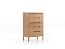 Highboard Tenso, Breite 70.2, 5 Laden, Eiche