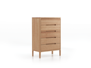 Highboard Tenso, Breite 70.2, 5 Laden, Eiche