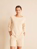 Sweatshirt 3/4, vanille