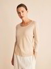 Shirt 3/4 Arm, ringel safari/weiss