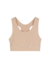 Yoga Bra aus Bio Baumwolle, camelie
