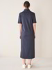 Kleid, 100 % Bio Baumwolle, navy