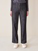 Hose-weites Bein, 100 % Bio-Baumwolle, stone grey denim