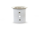 Duftlampe aus Keramik, weiß