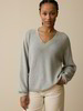 Pullover aus Bio-Baumwolle, grau melange