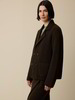 Strickjacke aus Yakwolle, espresso