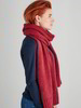 Strickschal-Melange, 26 cranberry melange